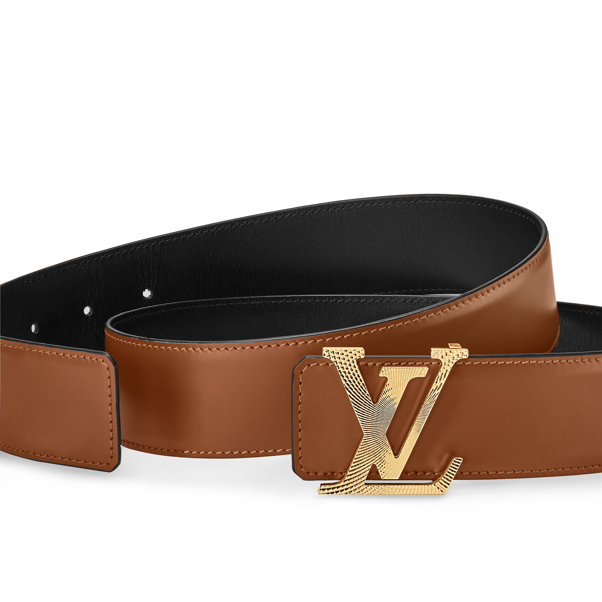 Lv leather discount belt